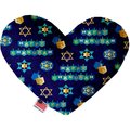 Mirage Pet Products Chanukah Bliss 6 in. Heart Dog Toy 1293-TYHT6
